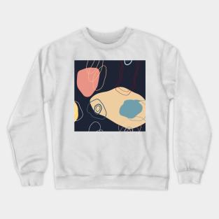 Abstract Shapes Colorful Crewneck Sweatshirt